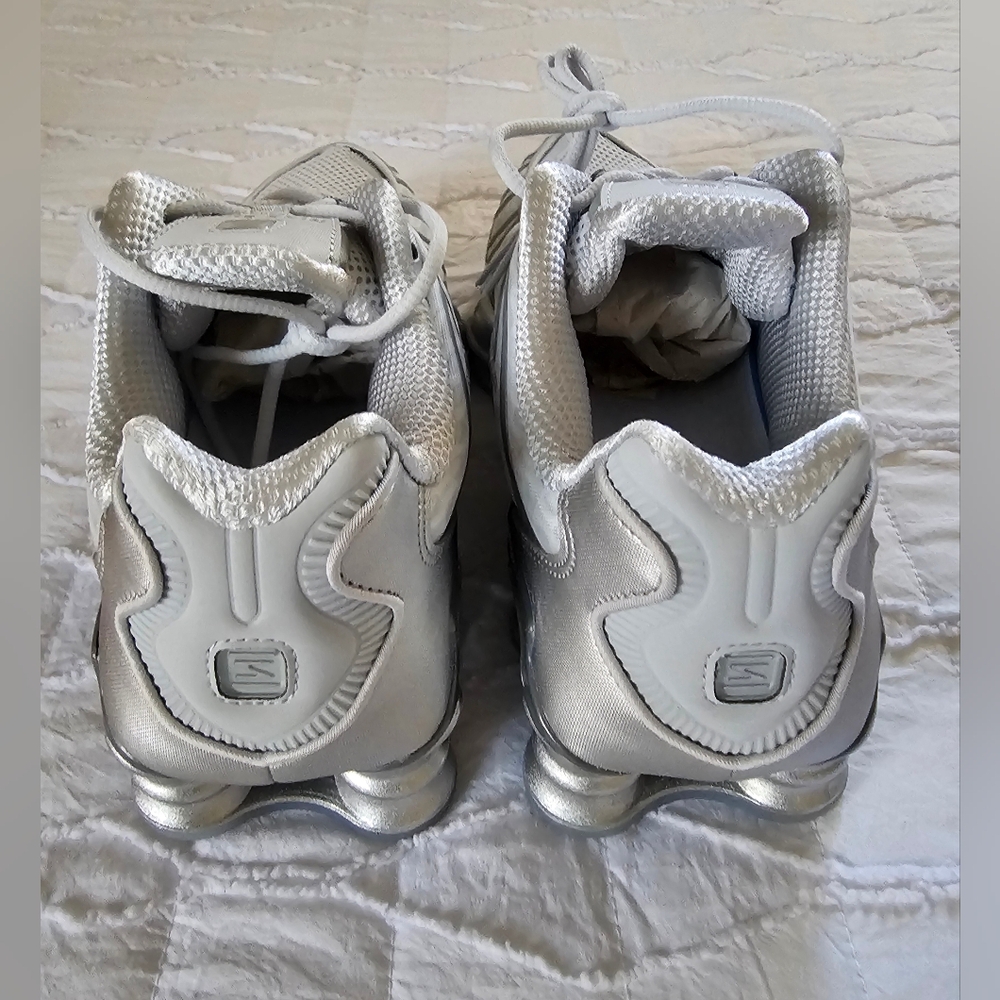 Nike Shox TL 'Metallic Silver' AR3566-003 Women's Size 7.5 - Picture 9 of 12